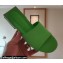 Balenciaga Squared Heel 2.5cm Box Sandals Logo Back Green 2021