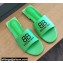 Balenciaga Squared Heel 2.5cm Box Sandals BB Logo Green 2021