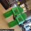 Balenciaga Squared Heel 2.5cm Box Sandals BB Logo Green 2021