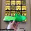 Balenciaga Squared Heel 2.5cm Box Sandals BB Logo Croco Pattern Green 2021