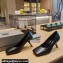 Balenciaga Heel 8.5cm Void d'Orsay Pumps Leather Black 2022