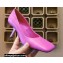 Balenciaga Heel 8.5cm Void d'Orsay Pumps Leather Fuchisa 2022