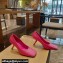Balenciaga Heel 8.5cm Void d'Orsay Pumps Satin Fuchisa 2022