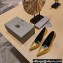 Balenciaga Heel 10cm Pointed toe Pumps Python Pattern Gold 2022