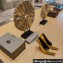 Balenciaga Heel 10cm Pointed toe Pumps Python Pattern Gold 2022