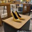 Balenciaga Heel 10cm Pointed toe Pumps Python Pattern Gold 2022