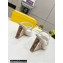 FENDI FIRST Patent Leather Clear High-heeled Sandals White 2022