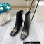 Louis Vuitton Heel 7cm Rotary Ankle Boots Black 2021