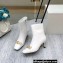 Louis Vuitton Heel 7cm Rotary Ankle Boots White 2021