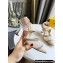 FENDI COLIBRÌ High-heel FF Beaded Slingbacks Beige 2021
