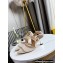 FENDI COLIBRÌ High-heel FF Beaded Slingbacks Beige 2021