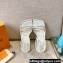 Louis Vuitton Heel 9cm Nova Sandals White 2021