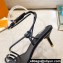 Louis Vuitton Heel 5.5cm Nova Sandals Black 2021