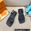Louis Vuitton Nova Flat Sandals Black 2021