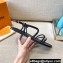 Louis Vuitton Nova Flat Sandals Black 2021