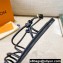 Louis Vuitton Nova Flat Sandals Black 2021