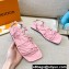 Louis Vuitton Nova Flat Sandals Pink 2021