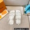 Louis Vuitton Nova Flat Sandals White 2021