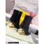 FENDI FIRST Leather High-heeled Boots Black 2021