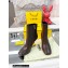 FENDI FIRST Leather High-heeled Boots Coffee 2021