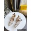 FENDI COLIBRÌ Medium-heel FF Beaded Slingbacks Beige 2021