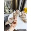 FENDI COLIBRÌ Medium-heel FF Beaded Slingbacks Beige 2021