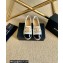 Chanel Leather and Patent CC Logo Espadrilles G29762 White 2022