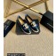 Chanel Leather and Patent CC Logo Espadrilles G29762 Blue 2022