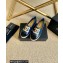 Chanel Leather and Patent CC Logo Espadrilles G29762 Blue 2022