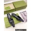 Gucci Heel 4cm GG Slingback Pumps Mesh Black/Crystals 2022
