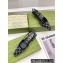 Gucci Heel 4cm GG Slingback Pumps Mesh Black/Crystals 2022