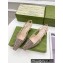 Gucci Heel 4cm Crystals Slingback Pumps Beige 2022