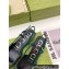 Gucci Heel 4cm Crystals Slingback Pumps Green 2022