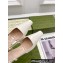 Gucci Heel 4cm Crocodile Print Slingback Pumps White 2022