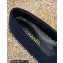 Chanel Tweed and Fabric CC Logo Espadrilles G29762 Black 2022