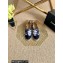 Chanel Printed Fabric CC Logo Espadrilles G29762 Black/Blue 2022