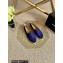 Chanel Printed Fabric CC Logo Espadrilles G29762 Black/Purple 2022