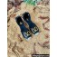 Valentino Leather VLogo Wedge Espadrilles Black