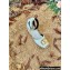 Valentino Leather VLogo Wedge Espadrilles White