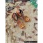 Valentino Leather VLogo Wedge Espadrilles Sandals Brown