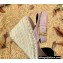 Valentino Leather VLogo Wedge Espadrilles Sandals Light Pink