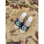 Gucci Heel 6cm Double G Leather Espadrilles Slide Sandals Blue 2022