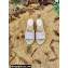 Gucci Heel 6cm Double G Leather Espadrilles Slide Sandals Pastel Pink 2022
