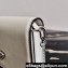 Prada Brushed Leather Shoulder Bag 1BD307 White 2021