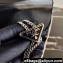 Prada Brushed Leather Shoulder Bag 1BD307 Black 2021