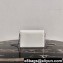 Prada Brushed Leather Shoulder Bag 1BH189 White 2021