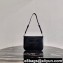 Prada Brushed Leather Shoulder Bag 1BD308 Black 2021