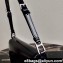 Prada Brushed Leather Shoulder Bag 1BD308 Black 2021