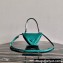 Prada Padded Nappa Leather Triangle Handbag 1BA315 Peacock Blue 2021