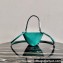 Prada Padded Nappa Leather Triangle Handbag 1BA315 Peacock Blue 2021